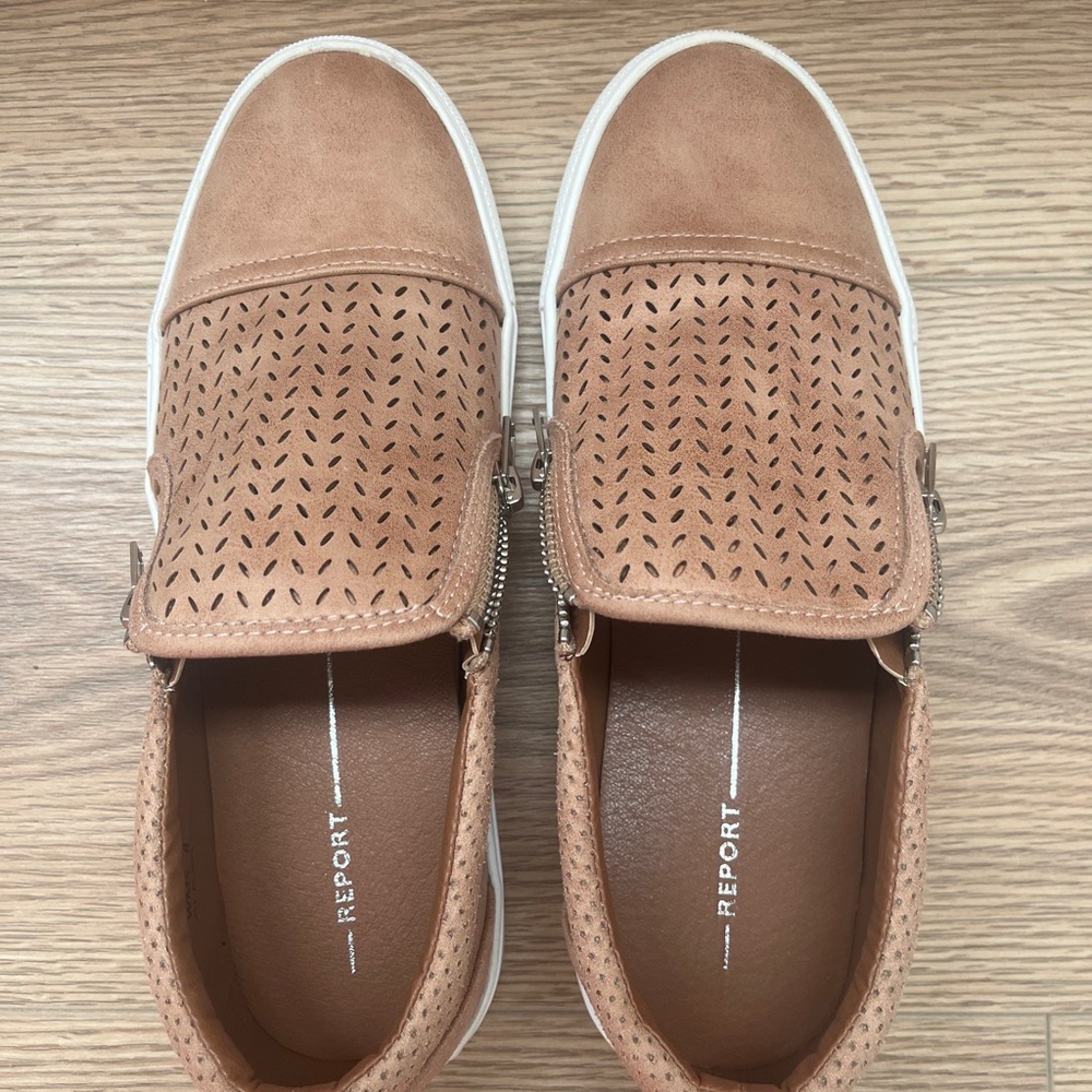 Report slip on shoes